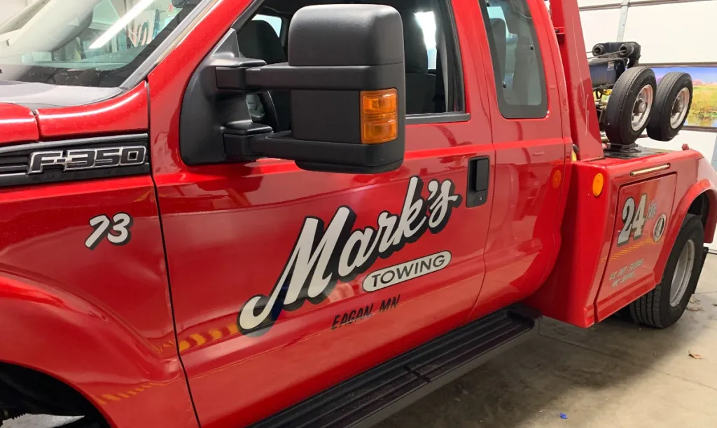 Vehicle Wrap Installation Example