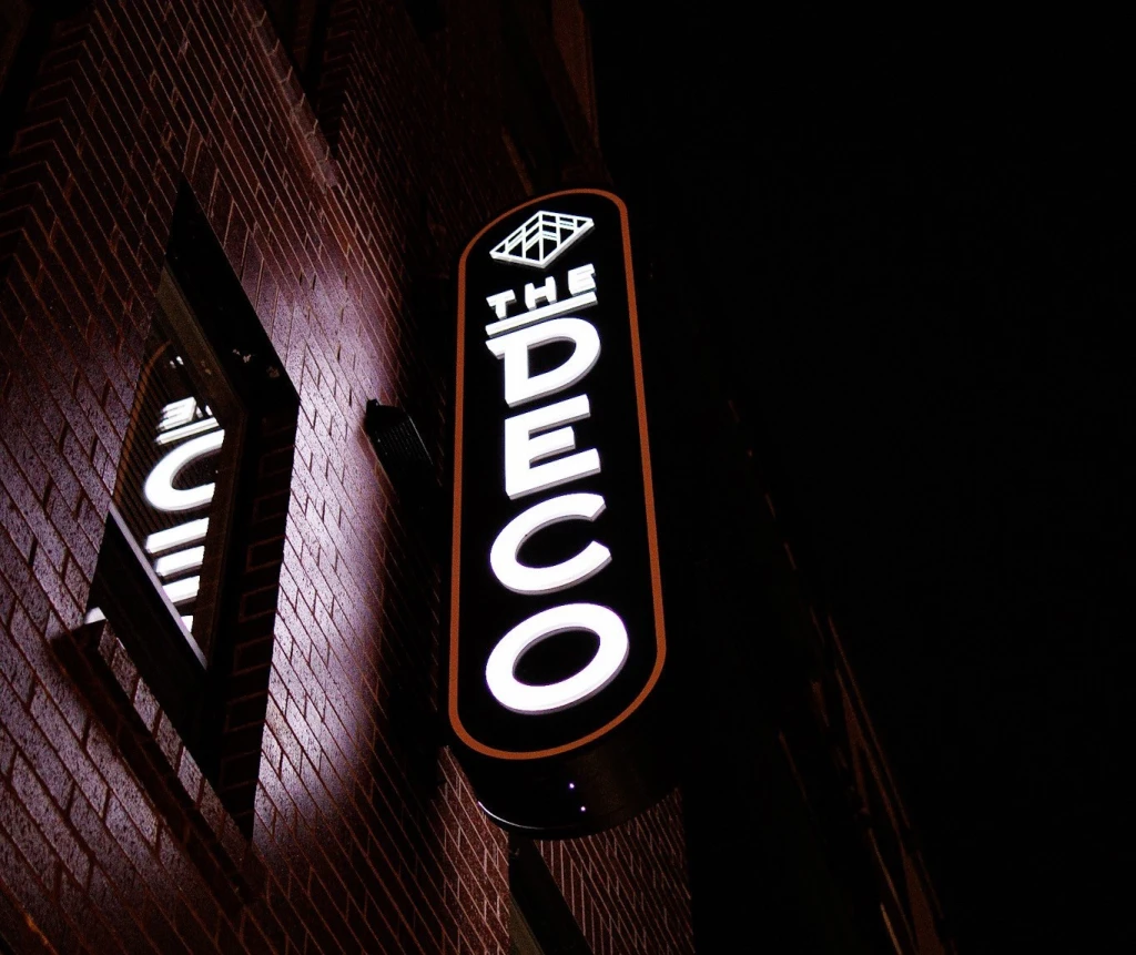 Decorative signage example