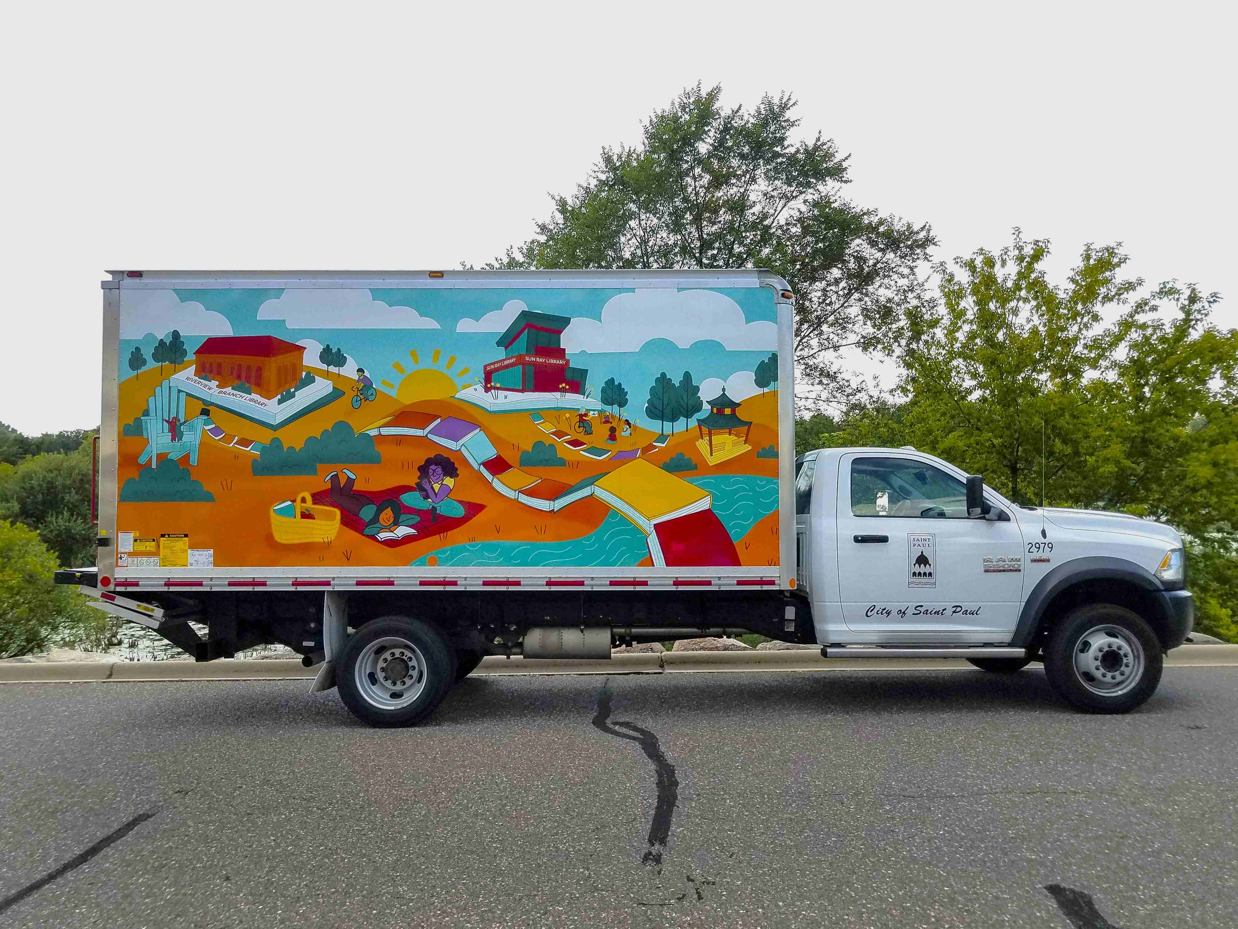 St. Paul Public Libraries – Box Truck Wrap