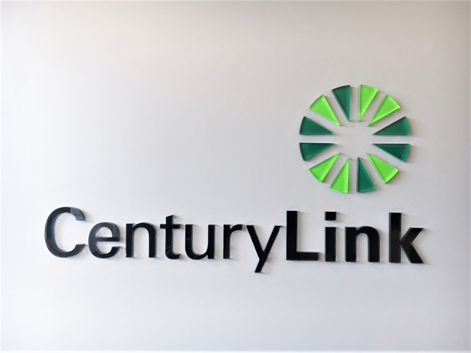 Century Link - Acrylic Dimensional Letters sign - Impression Signs and Graphics