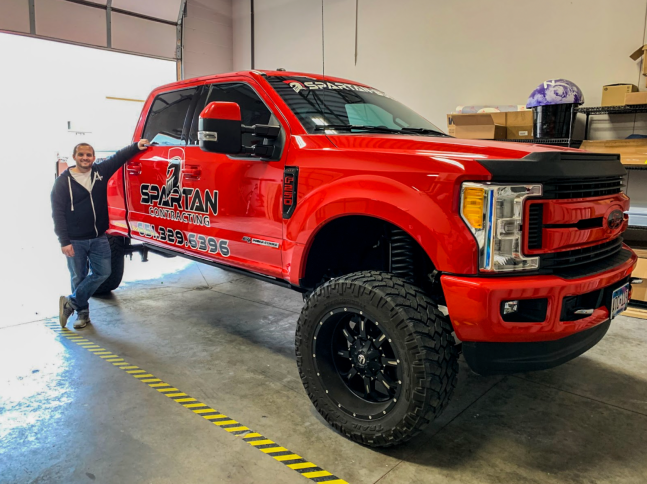 Spartan vehicle wrap