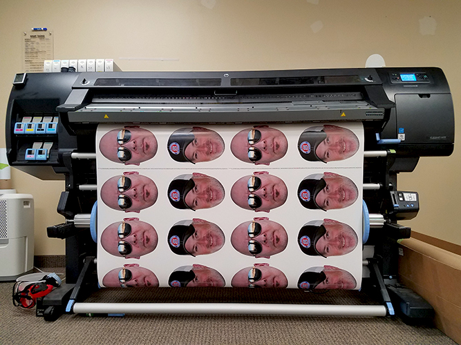 Large Format Print - Custom Big Head Face Cutouts on a Stick - Impression Signs and Graphics