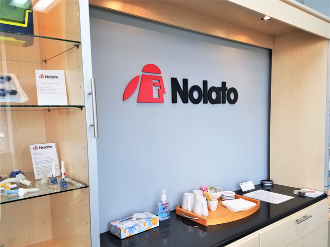 Lobby Office Sign - Nolato - Impression Signs and Graphics