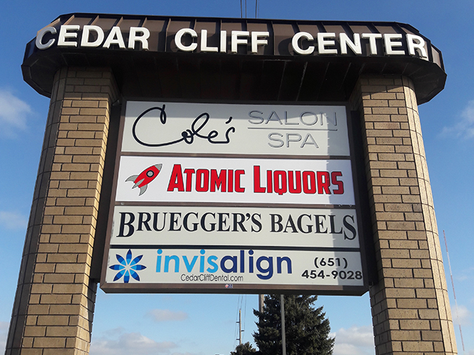 Atomic Liquors - Monument Signs - Impression Signs and Graphics