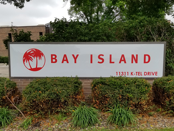 Bay Island - Monument sign - Impression Signs and Graphics