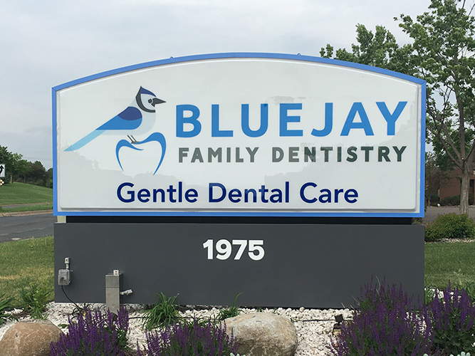 Blue Jay Dentistry - Monument Sign - Impression Signs and Graphics