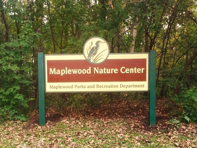 Sandblasted Sign - Maplewood Parks and Recs Dept - Maplewood Nature Center - Impression Signs and Graphics