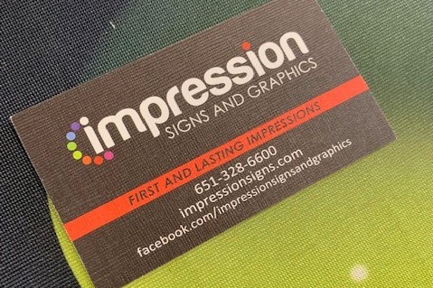 Business card - Impression Signs and Graphics