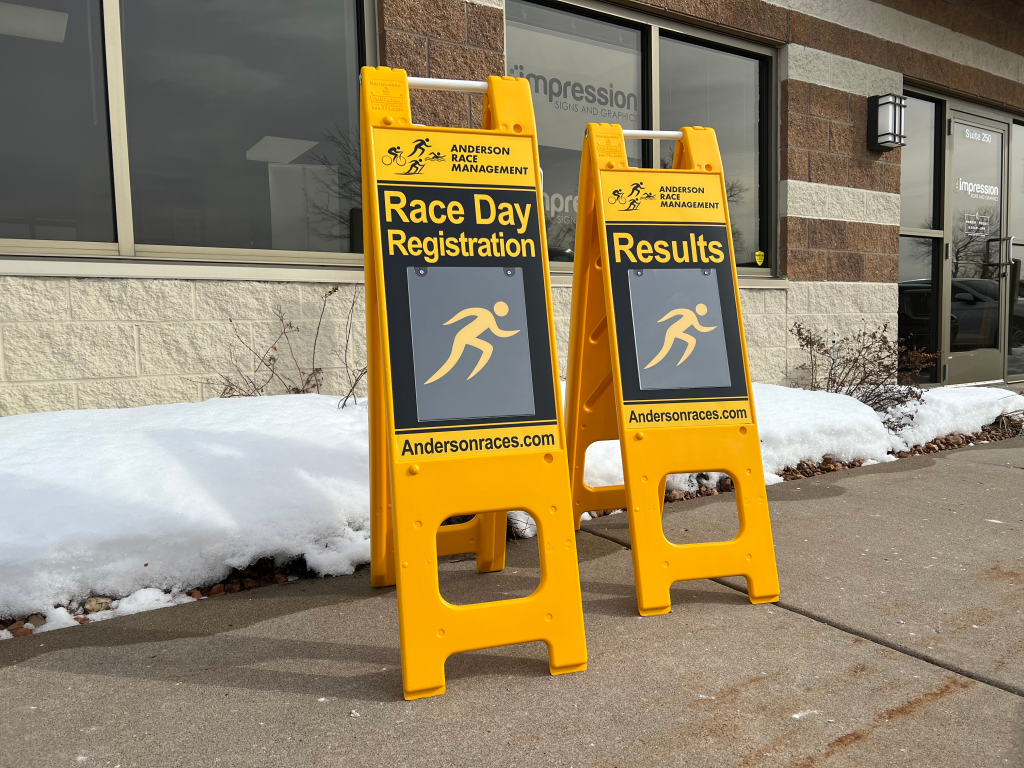 Anderson Race Day Outdoor Signage