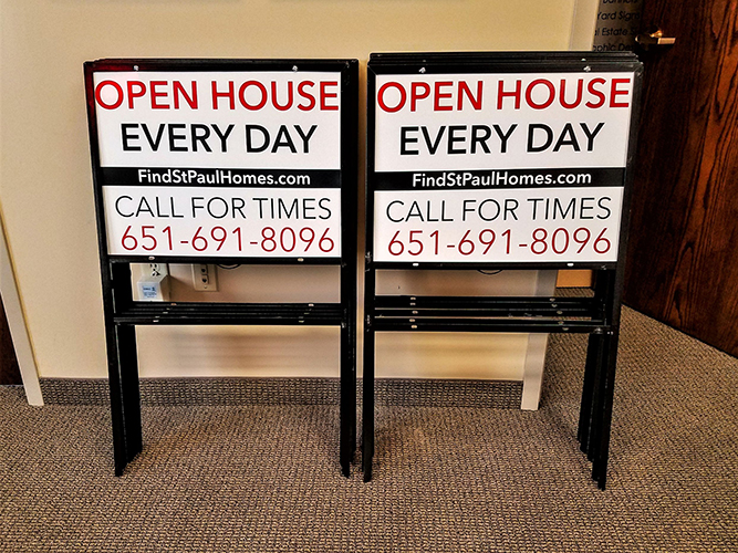 Open House Outdoor Signage